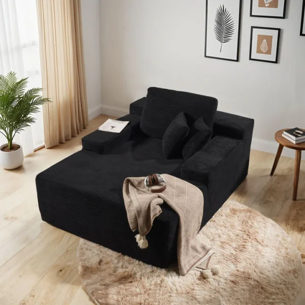 oversized chaise lounge chair indoor