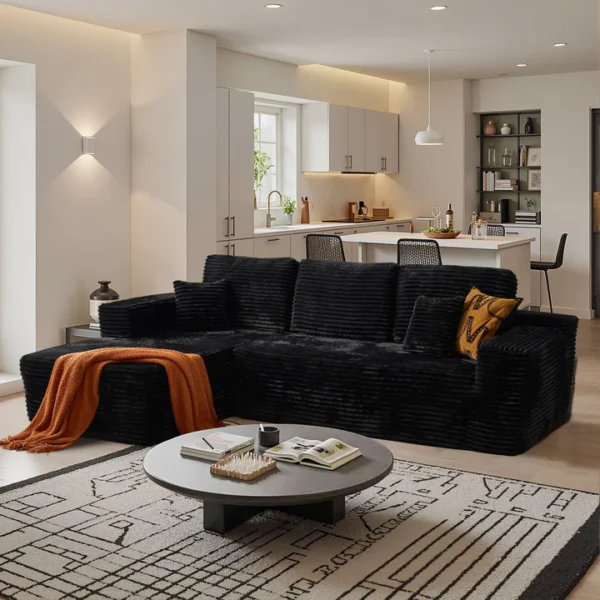 Boneless cloud couch l shaped