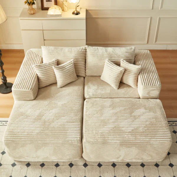 Modular Sectional boneless couch for sale online in Miami Florida